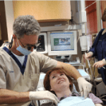 Dr. Poksay treating a patient